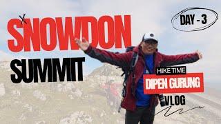 HIKING UP MOUNT SNOWDON | WALES VLOG DAY 3 | DIPEN GURUNG VLOG | UK NEPALI FAMILY VLOG