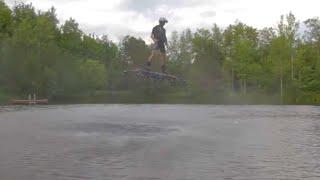 Watch this hoverboard fly over water