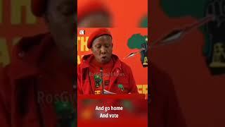 Malema tells Zimbabweans in South Africa to go back home