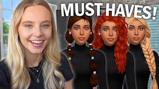 Favourite HAIRSTYLES custom content in The Sims 4!