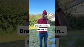 Brain freeze in…   #norway #beingnorwegian #helgianderlend