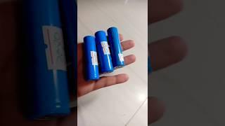 Lithium ion battery  blue #shorts #lithiumbattery #18650 #lithium #diy #experiment #battery #viral