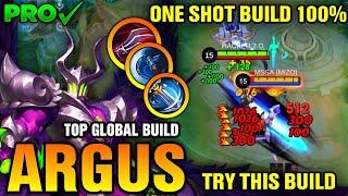 ARGUS NEW ONE SHOT BUILD 100% [ TRY THIS BUILD BRO ] || ARGUS BEST BUILD 2024