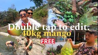 We got lots of mango  and enjoyed a lot at Singla river side …