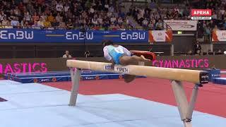 Simone Biles Beam Stuttgart World Cup 2019