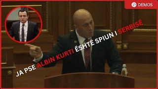 Ramush Haradinaj në Seancën e Jashtëzakonshme të Kuvendit: Ja pse Albin Kurti është spiun i Serbisë