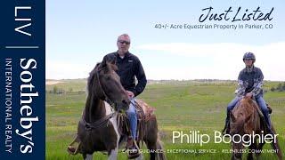 Just Listed - 40 Acre Equestrian Property in Parker, CO