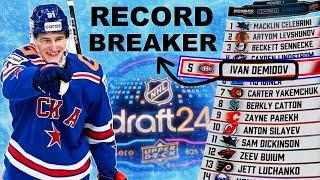 2024 NHL DRAFT REVISITED - Demidov Breaking KHL Records