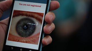 Convert your phone into an iris scanner and hide your files