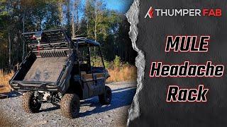 Kawasaki MULE PRO-FXT Winch Headache Rack | Thumper Fab