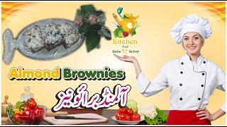 Decadent Almond Brownies: A Nutty Twist on Classic Indulgence By Kitchen With Saba Sehar