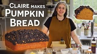 Make Halloween Pumpkin Bread with Claire Saffitz | Dessert Person