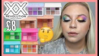 XXREVOLUTION FLEXX EYESHADOW PALETTES REVIEW | makeupwithalixkate