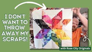 How to Make a Crumb Quilt | SCRAP BUSTER | with Rose City Originals