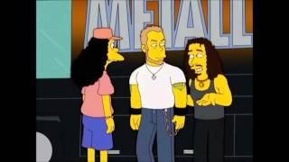 Metallica and Otto   The Simpson S18E01   The Mock, The Chef, The Wife and Her Homer