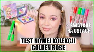 NOWA KOLEKCJA GOLDEN ROSE | TEST + SWATCHE NA USTACH