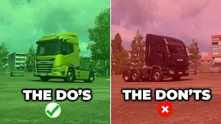 The Ultimate Dos and Don'ts Guide in ETS2 for 2024