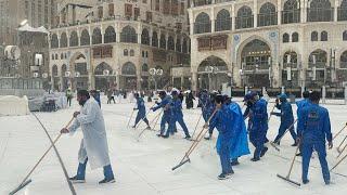 Today Heavy Rain in Makkah | Haram Shareef Umrah Zaireen ka Rash 2025 | Latest Umrah Update