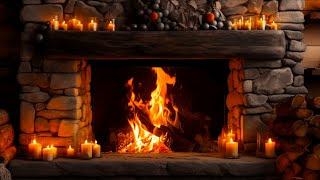 Cozy Fireplace Ambiance for a Restful Night | Fall Asleep Fast and Peacefully