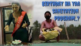 My 18th Birthday vlog || Simran Bashyal || Lockdown Birthday || sanitation program || Vlog #8