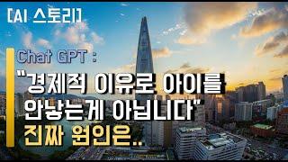 "1,000조를 투입해도 계속 떨어질 겁니다" ChatGPT가 말하는 한국 출산율 저하의 근본 원인은?