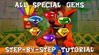 EVERY Special Gem in Crash Bandicoot 1 | A Tutorial