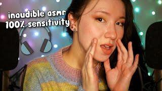 ASMR  Can You Handle the Mouth Sounds?  100% SENSITIVE Inaudible Whispers