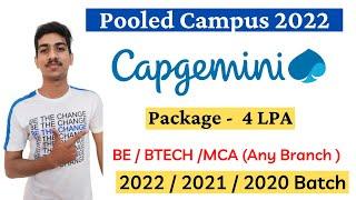 Capgemini Off Campus Drive 2022 | Capgemini  Recruitment 2022| Capgemini Hiring 2021 2022 Freshers