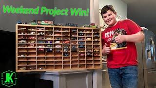 Easy to Make DIY Hot Wheels Display Idea