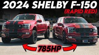 Rapid Red in the 2024 Shelby F-150 Off-Road & Super Snake F-150!