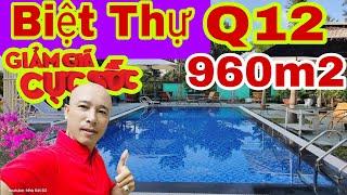 Bán Gấp Biệt Thự 20x48 Khu Nghỉ Dưỡng An Phú Đông Giáp Sông Sài Gòn | #bietthusaigon