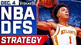 NBA DFS Strategy Wednesday 12/4/24 | DraftKings & FanDuel NBA Lineup Picks