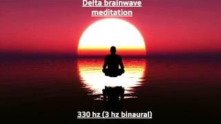 Delta brainwave entrainment (3 hz) 330 hz and 333 hz (Lithium frequency for antidepressant effects)