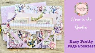 Super Easy 6 Pretty Page Pockets!