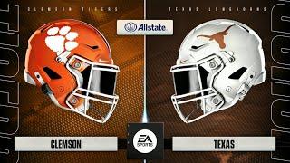 EA CFB 25 - Clemson Tigers @ Texas Longhorns - 2024-25 CFP First Round