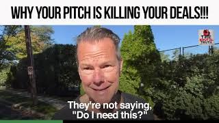 WHY YOU SHOULD NEVER START WITH A PITCH.    - The brutal truth about sales podcast