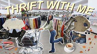 THRIFT WITH ME ️ Thrifting my dream fall wardrobe **i found designer items!!!**