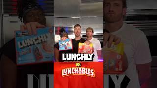 Lunchly VS Lunchables #mrbeast #ksi #loganpaul #lunchly #drinkprime #prime #viral #shorts