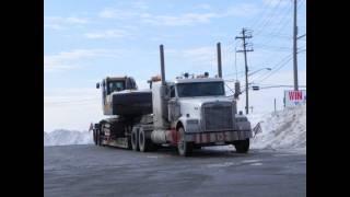 Volvo Ec210C Being Transported