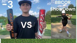 2023 BBCOR Comparison: The Axe Strato ‘flared’ VS The Marucci Cat X | The Bat Sluggers