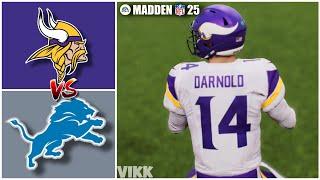 Vikings vs Lions Week 18 Simulation (Madden 25 PS5)