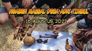 ngaben masal 16 Agustus 2022 desa adat timbul pupuan TEGALLALANG