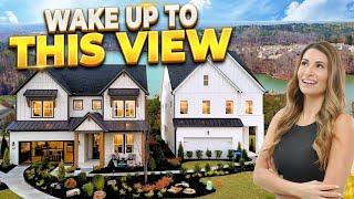 TOURING New Construction Homes In Atlanta GA Top Suburb - Affordable Lake Living!