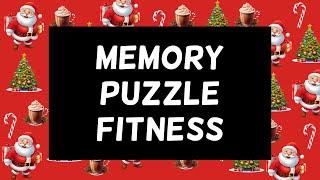 CHRISTMAS | Memory Puzzle Fitness! #19 | Movement Break | Fun Memory Workout | Focus Game