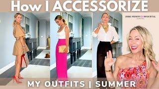 HOW I ACCESSORIZE MY OUTFITS | 5 Outfits MULTIPLE CLASSY LOOKS