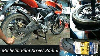 Michelin Pilot street Radials | Best Tyres for Pulsar NS200, RS200, AS200, Duke 200 |