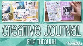 Creative Journal Flip Through | Traveler's Notebook | Kallerhult Creations