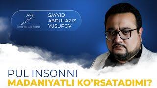 Pul insonni madaniyatli ko'rsatadimi?   |   @Oq va Qora Official