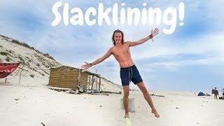 Slacklining In Paradise! | Travel VLOG