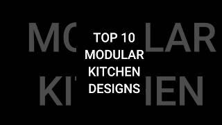 Top 10 Modular kitchen designs #shorts